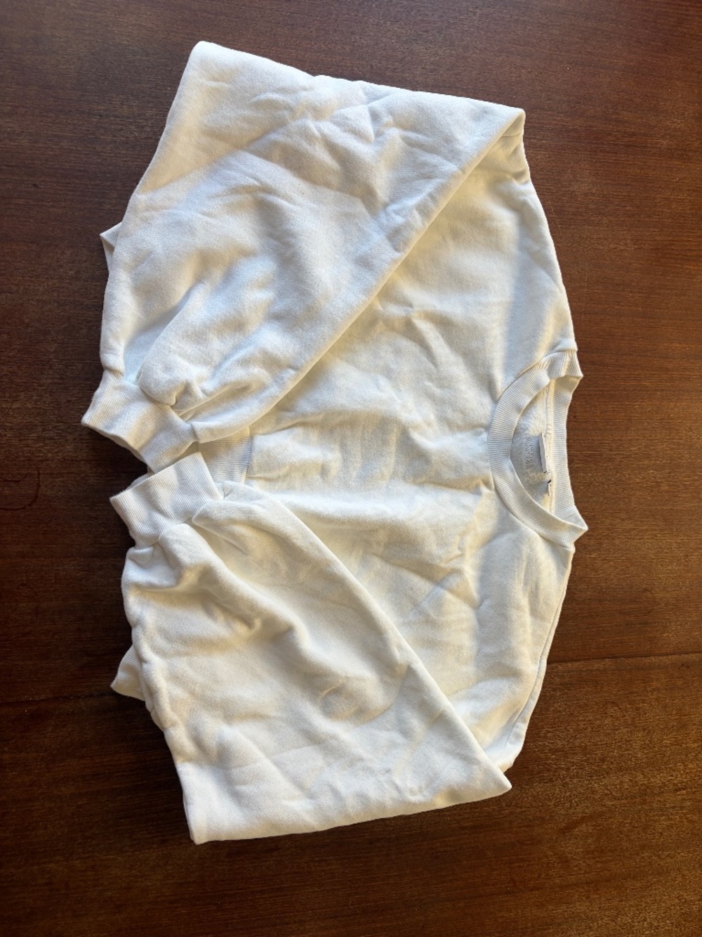 Aritzia Super Crop Sweatfleece Crew